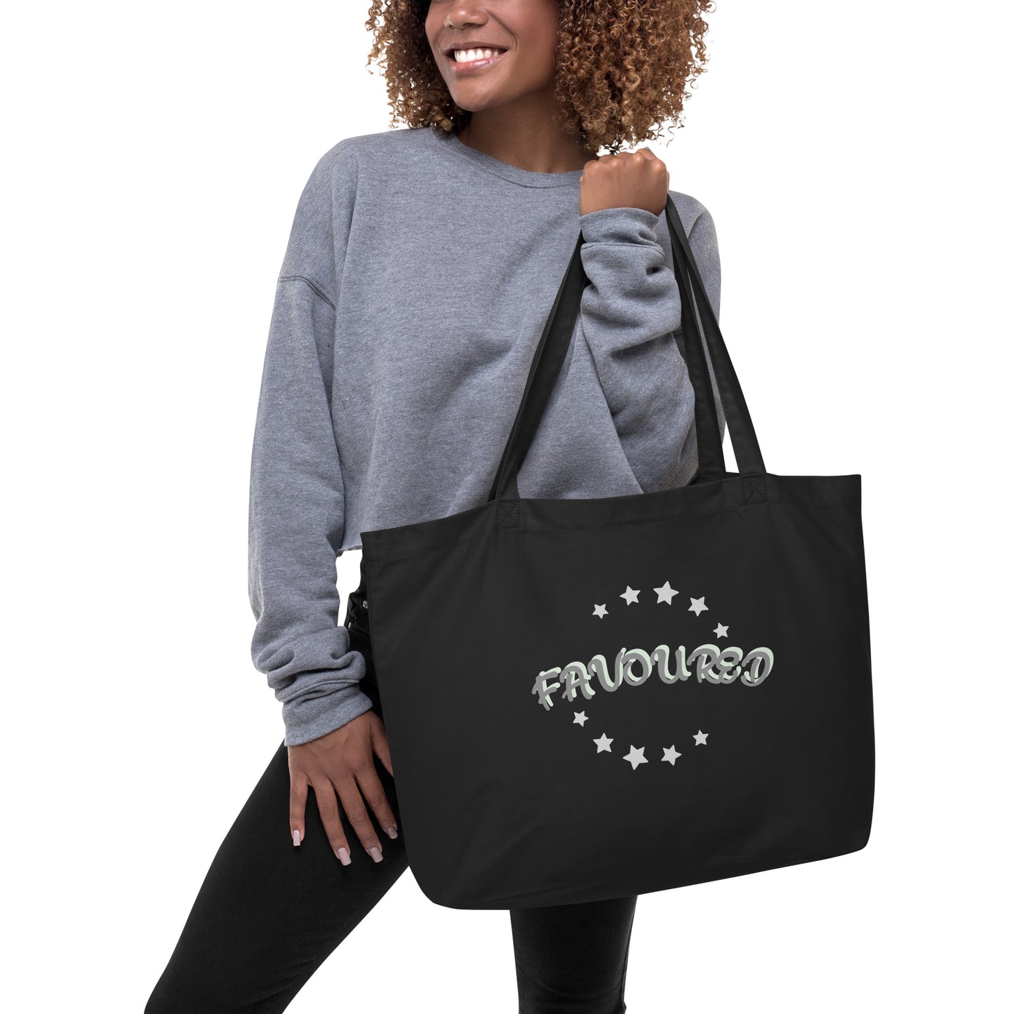 FAVOURED Large organic tote bag