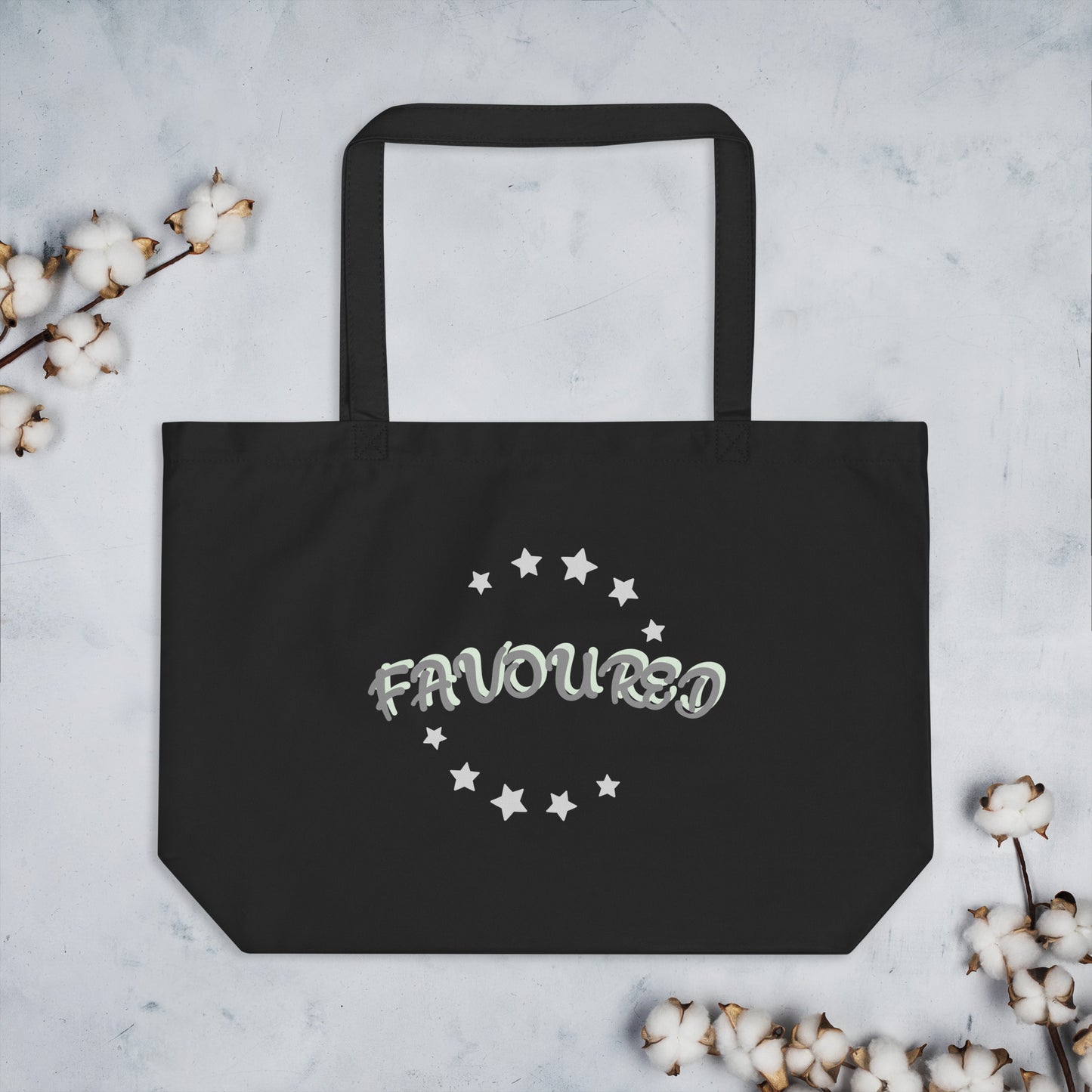 FAVOURED Large organic tote bag
