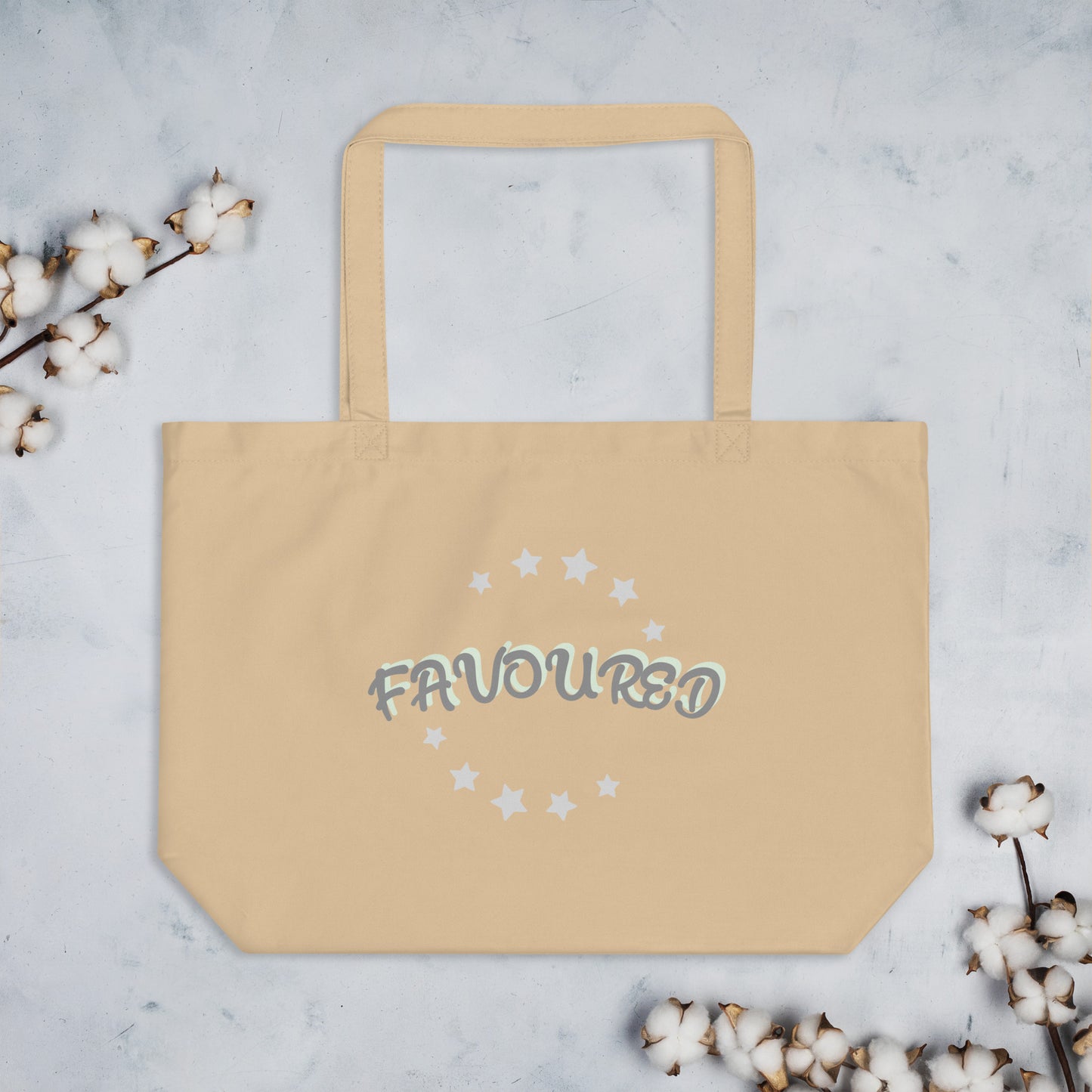 FAVOURED Large organic tote bag