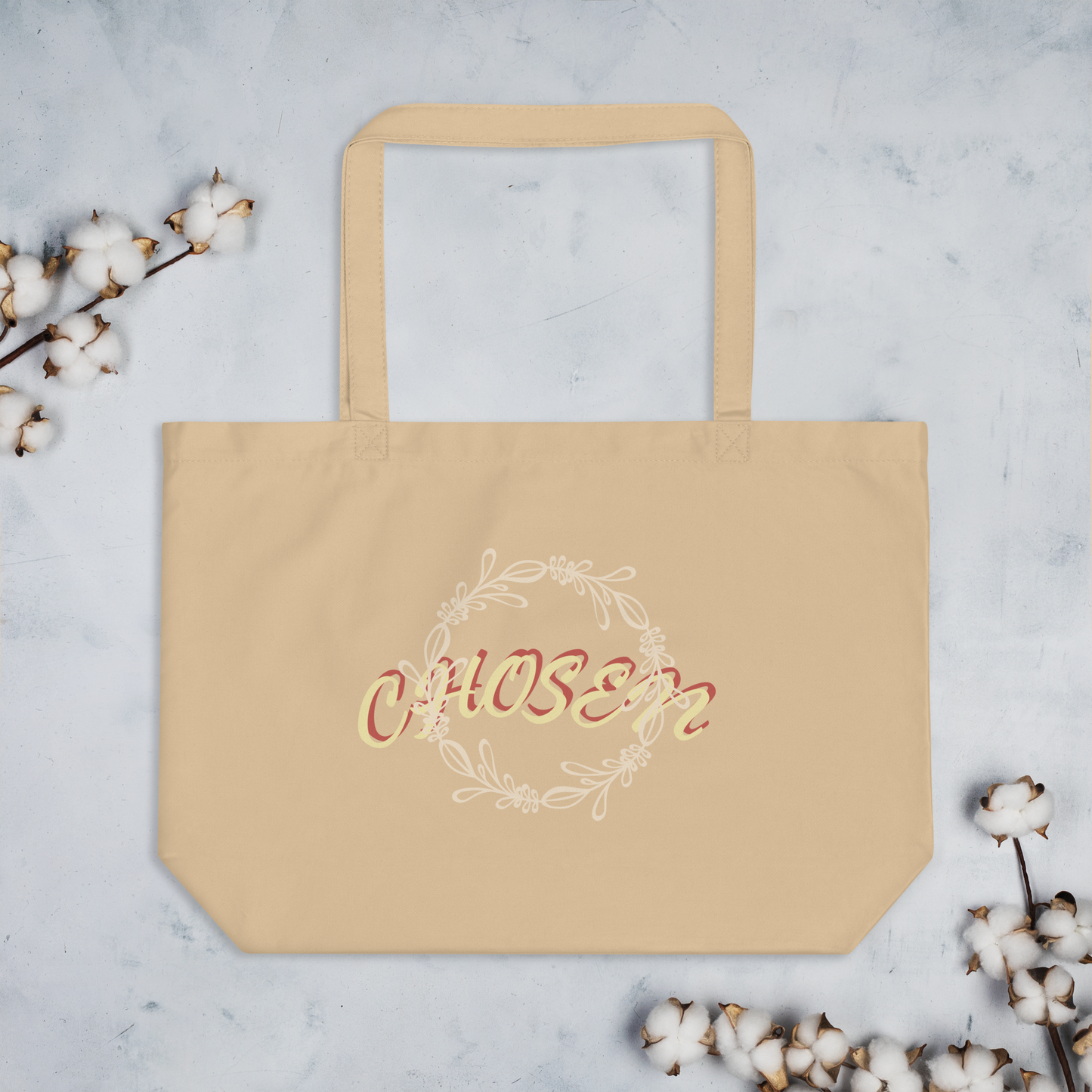 CHOSEN Large organic tote bag