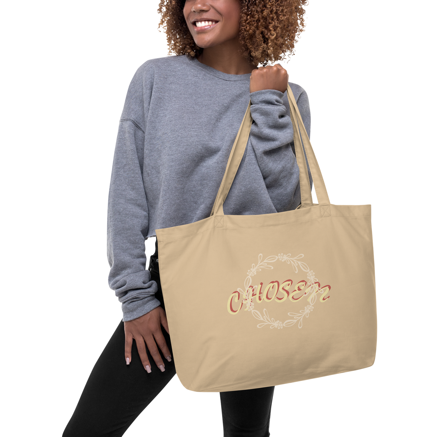 CHOSEN Large organic tote bag